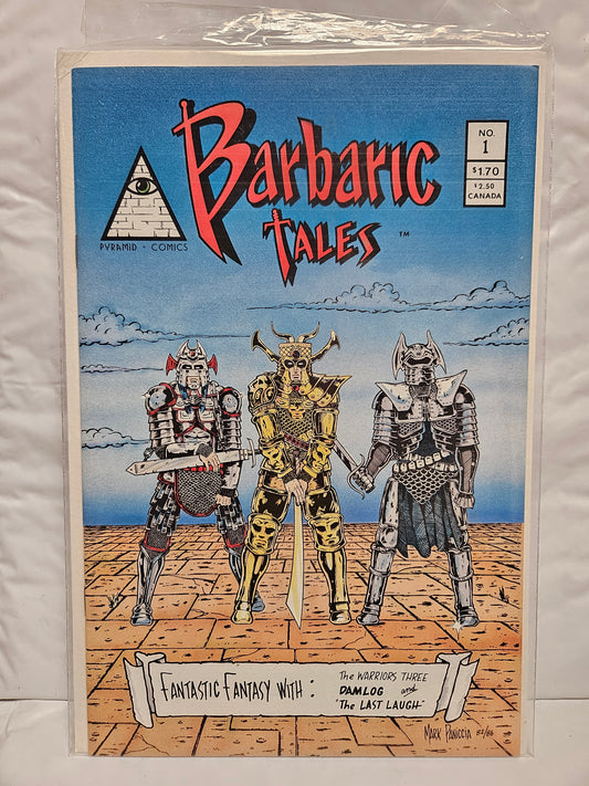 Barbaric Tales #1 1986 PRYAMID COMICS