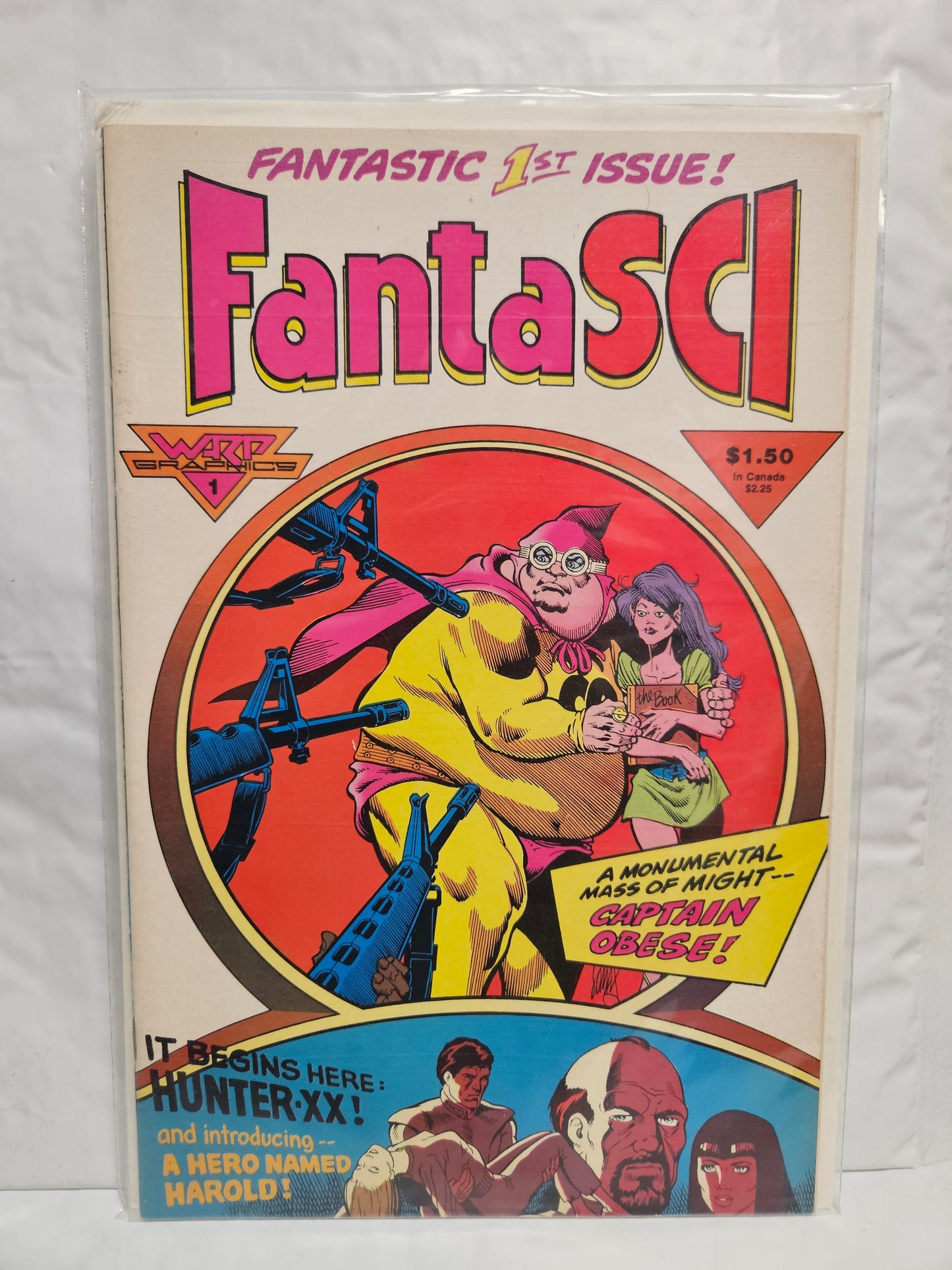 FantaSCI #1 1986 WARP GRAPHICS