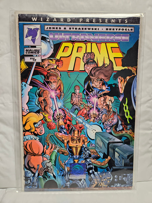 Wizard Presents: Prime #1 1994 MALIBU COMICS w/Certificate