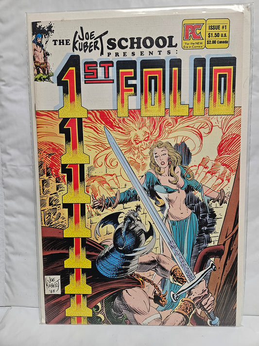 The Joe Kubert School Presents: 1st Folio #1 1984 PACIFIC COMICS