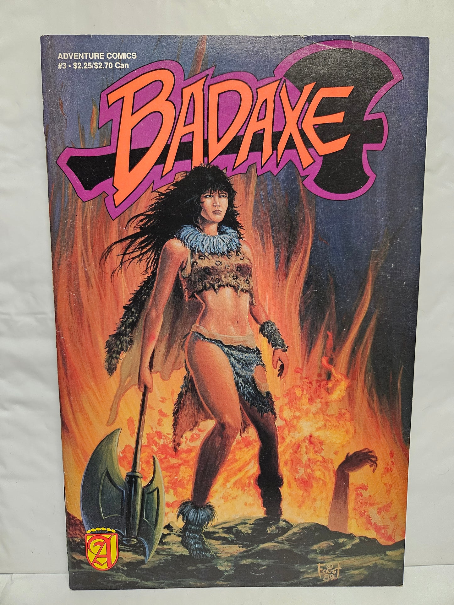 Badaxe #3 1989 ADVENTURE COMICS
