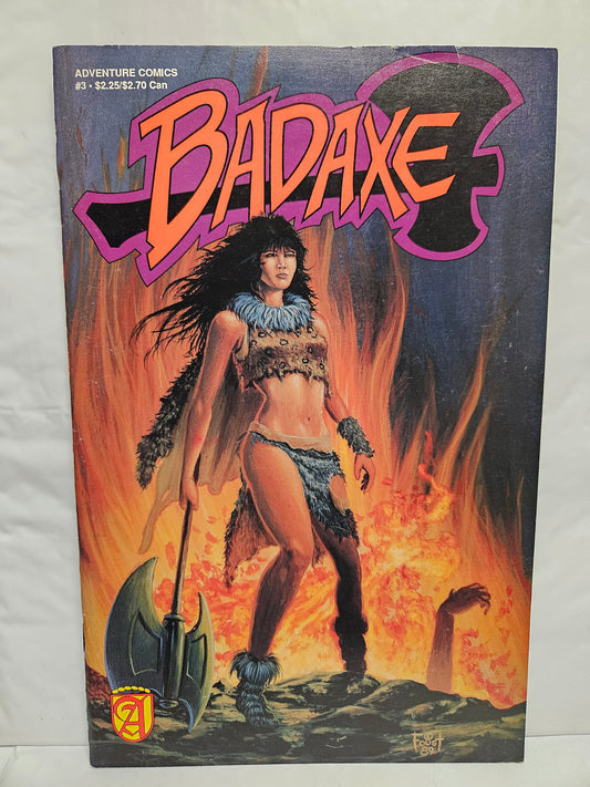 Badaxe #3 1989 ADVENTURE COMICS