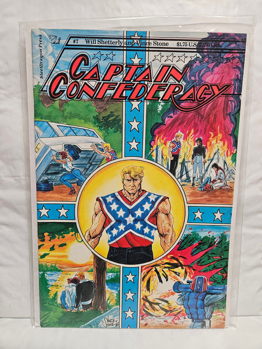 Captain Confederacy #7 1987 STEELDRAGON PRESS