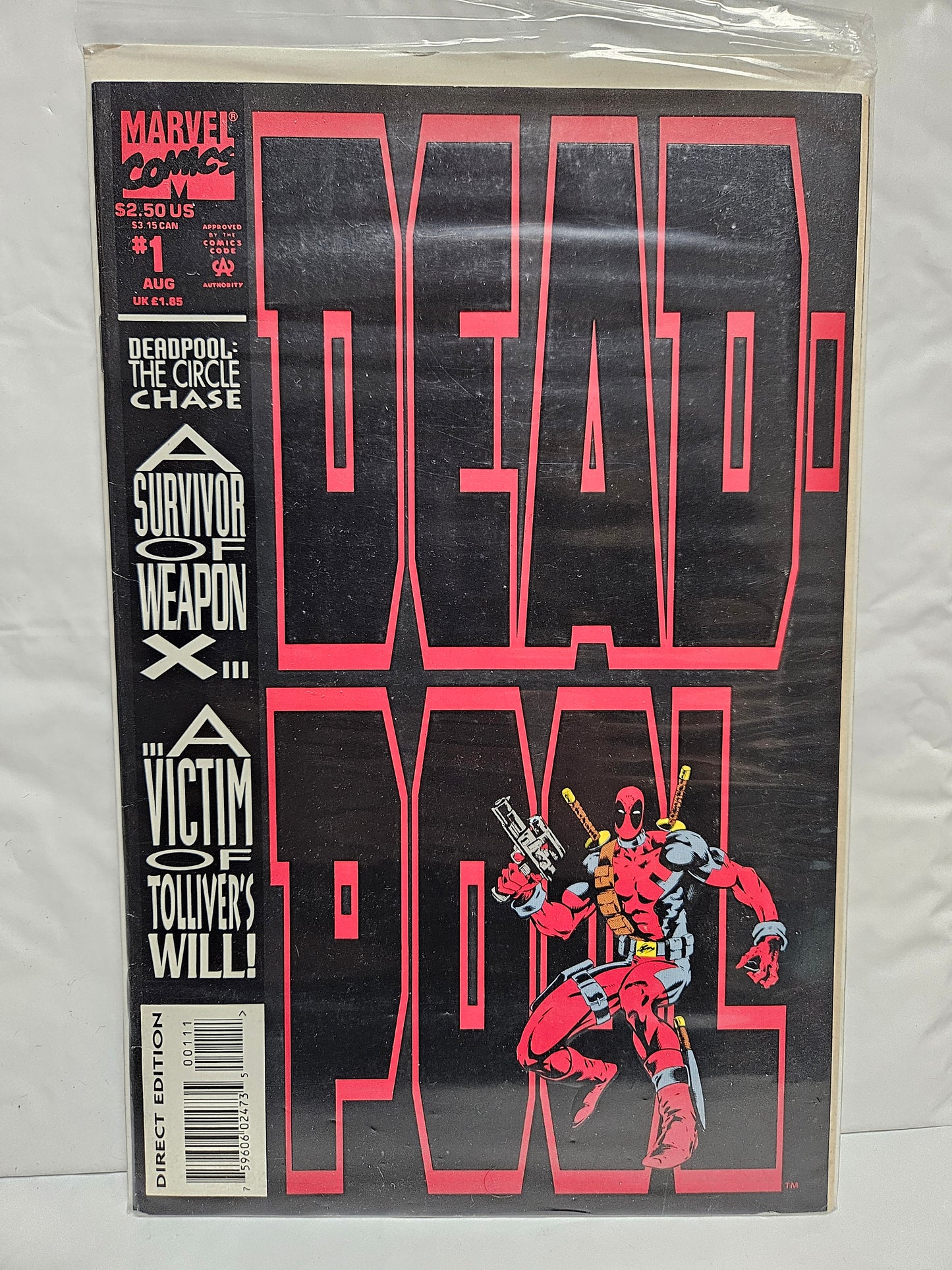 Deadpool: The Circle Chase #1 August 1993 MARVEL COMICS