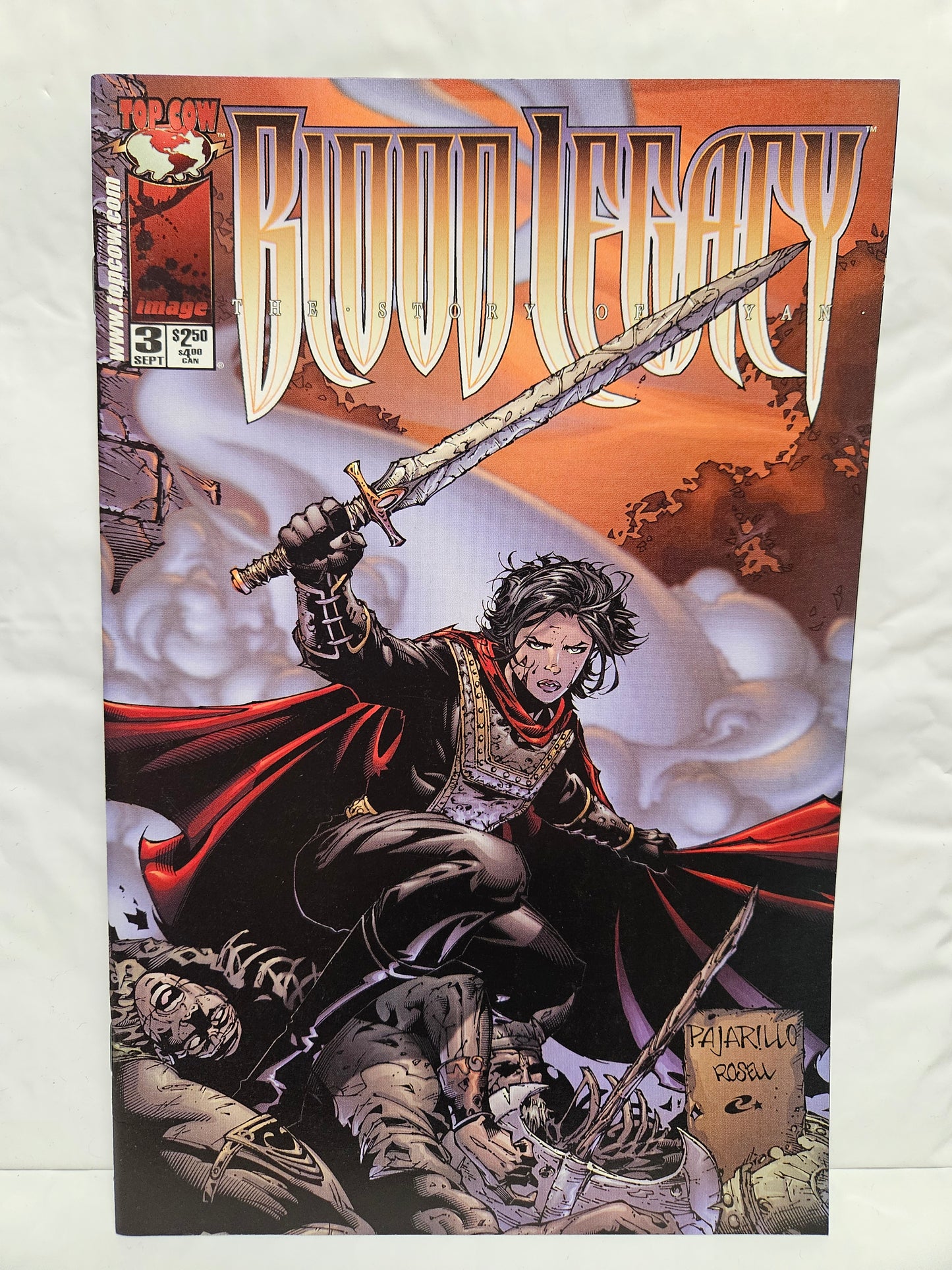 Blood Legacy: The Story of Ryan #3 2000 TOP COW