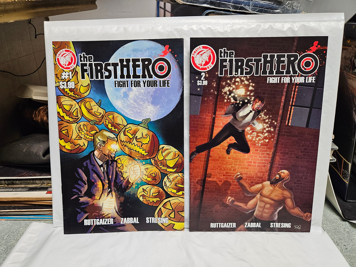 The First Hero: Fight For Your Life #1-4 ACTION LAB