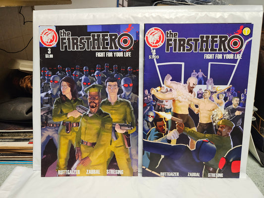 The First Hero: Fight For Your Life #1-4 ACTION LAB