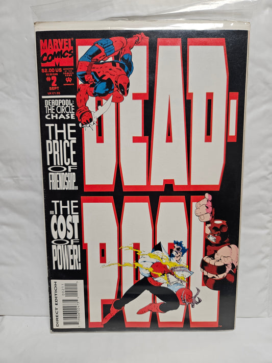 Deadpool: The Circle Chase #2 September 1993 MARVEL COMICS