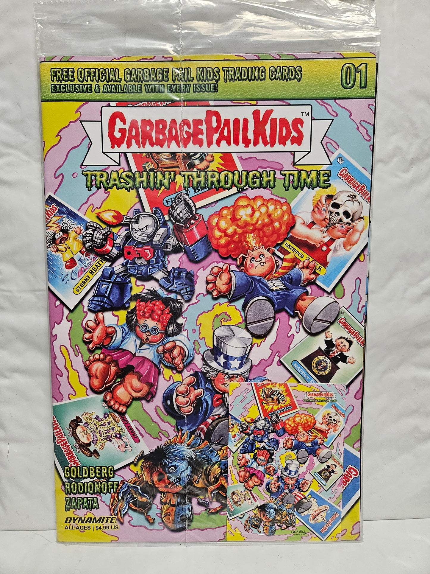 Garbage Pail Kids: Trashin' Through Time #1 2023 w/Trading Card DYNAMITE