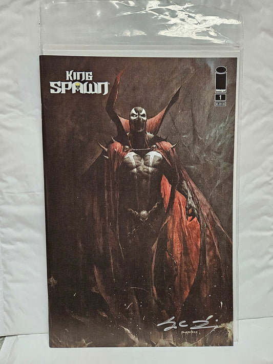 King Spawn #1 Sean Lewis Signed w/Certificate IMAGE