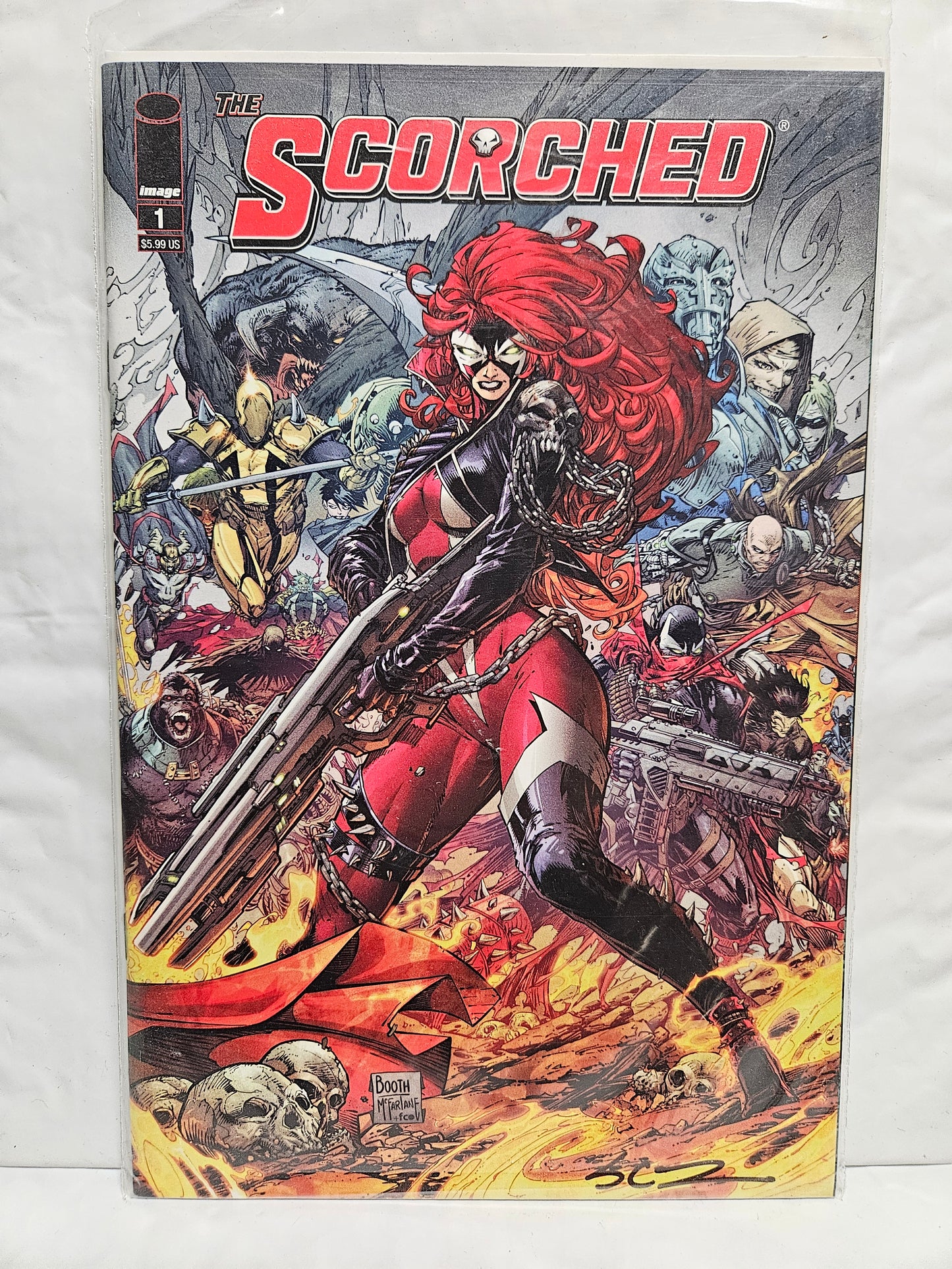 The Scorched #1 2022 Signed/Certified Sean Lewis IMAGE