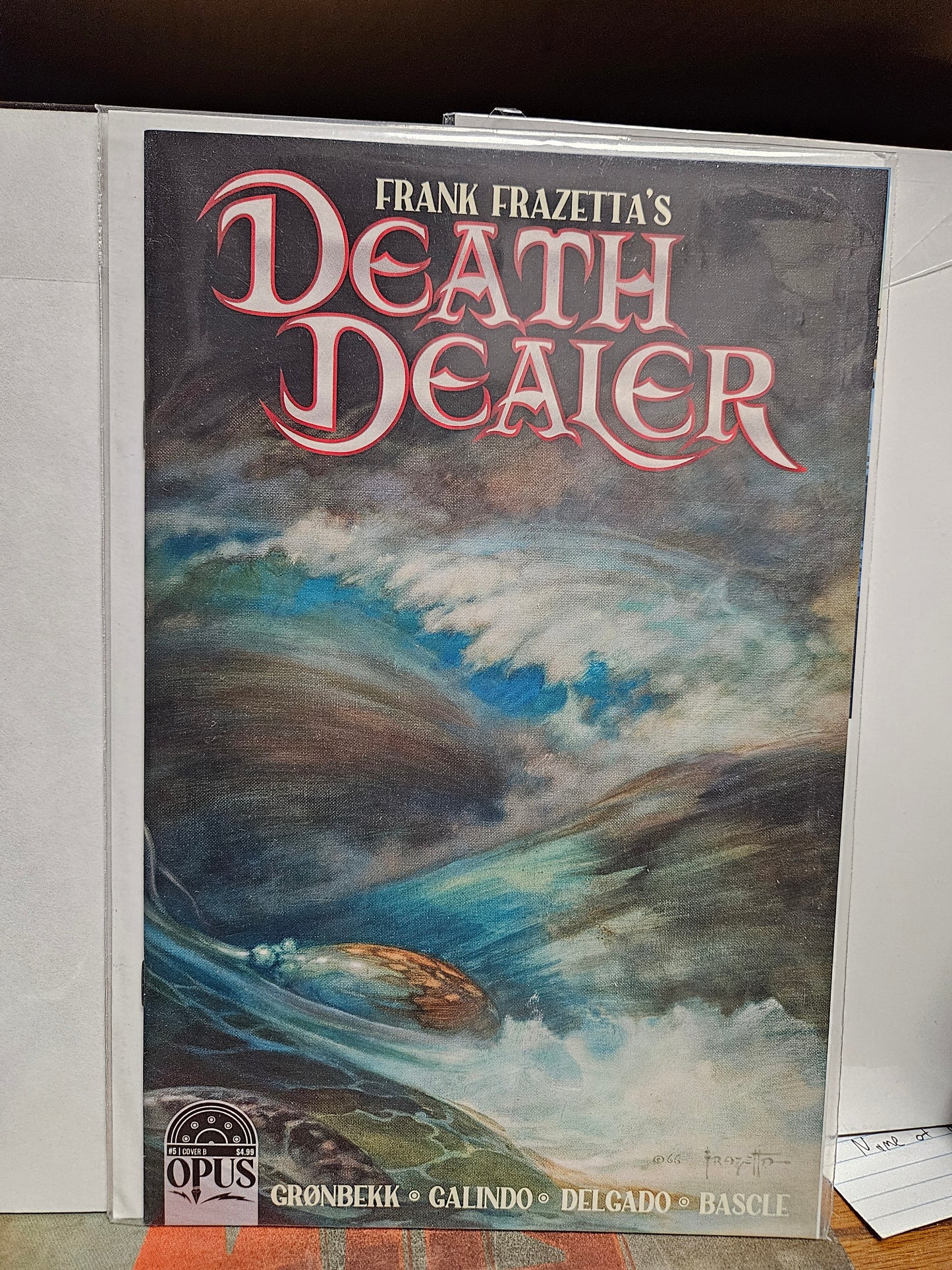 Frank Frazetta's Death Dealer #5 Cover B 2022 OPUS