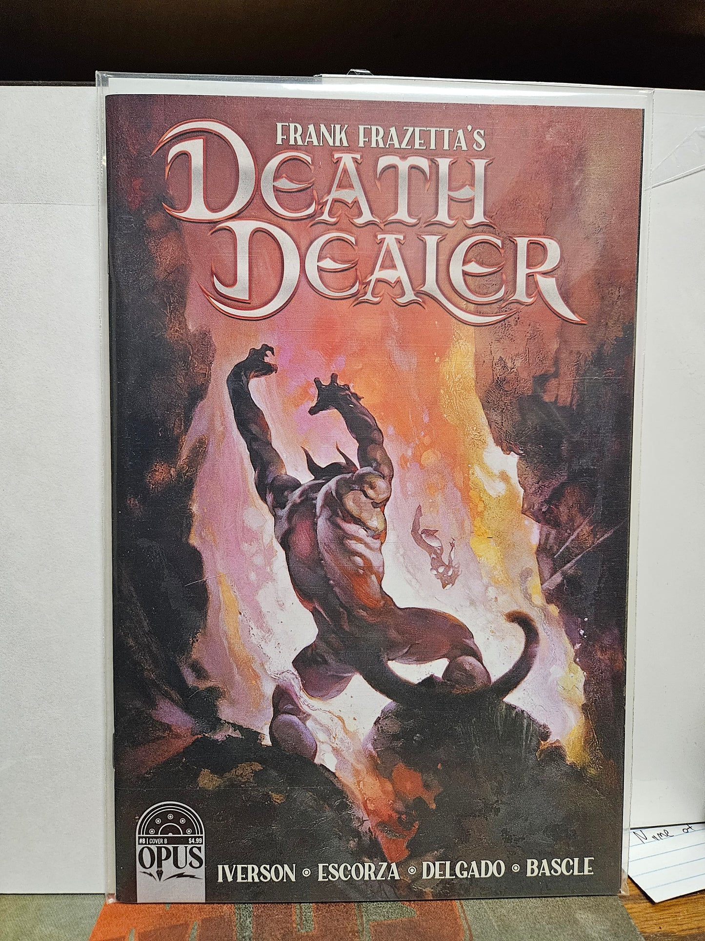Frank Frazetta's Death Dealer #8 Cover B 2022 OPUS