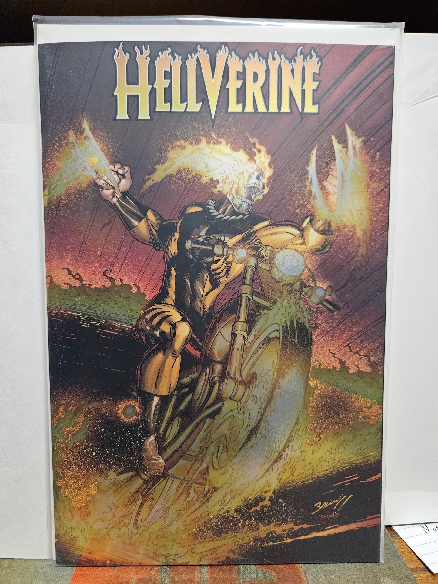 Hellverine #1 2025 Bagley Foil Variant MARVEL
