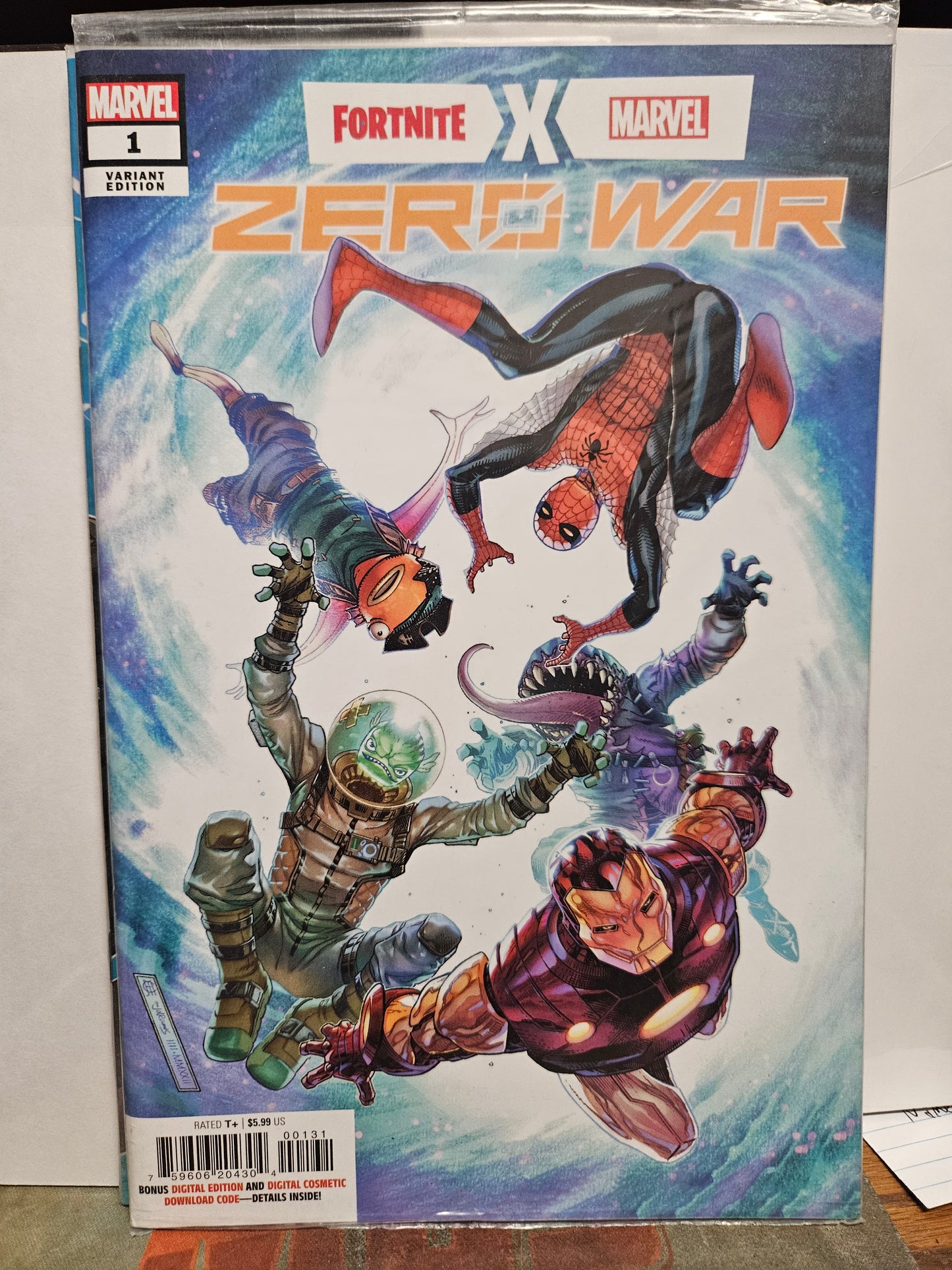 Fortnite/Marvel Zero War #1 2020 Sealed Polybag MARVEL
