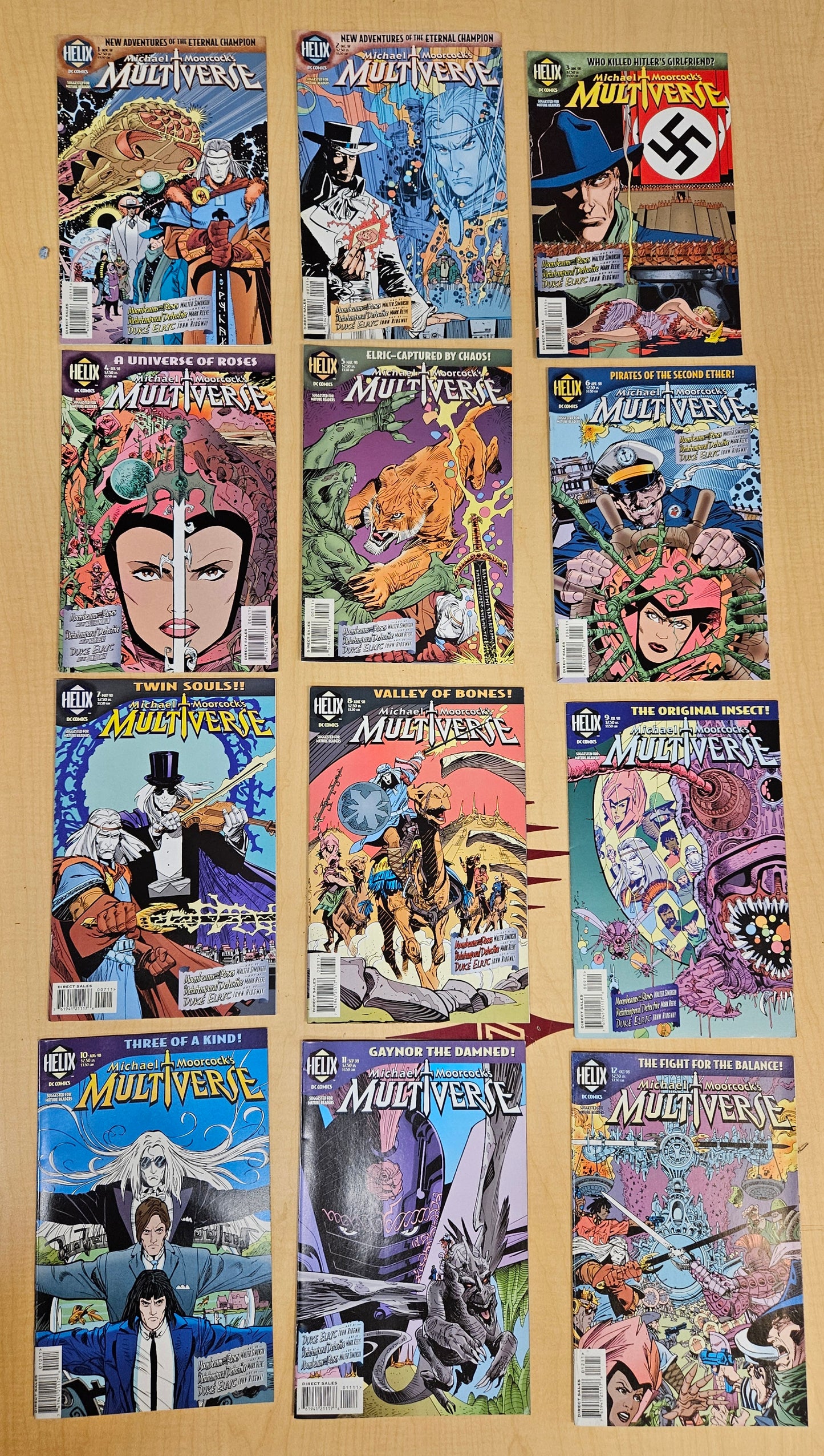 Michael Moorcock's Multiverse #1-12 1997-1998 Complete Series DC COMICS