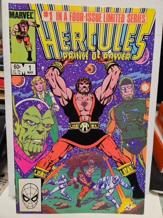 Hercules: Prince Of Power #1-4 Complete Series 1984 MARVEL