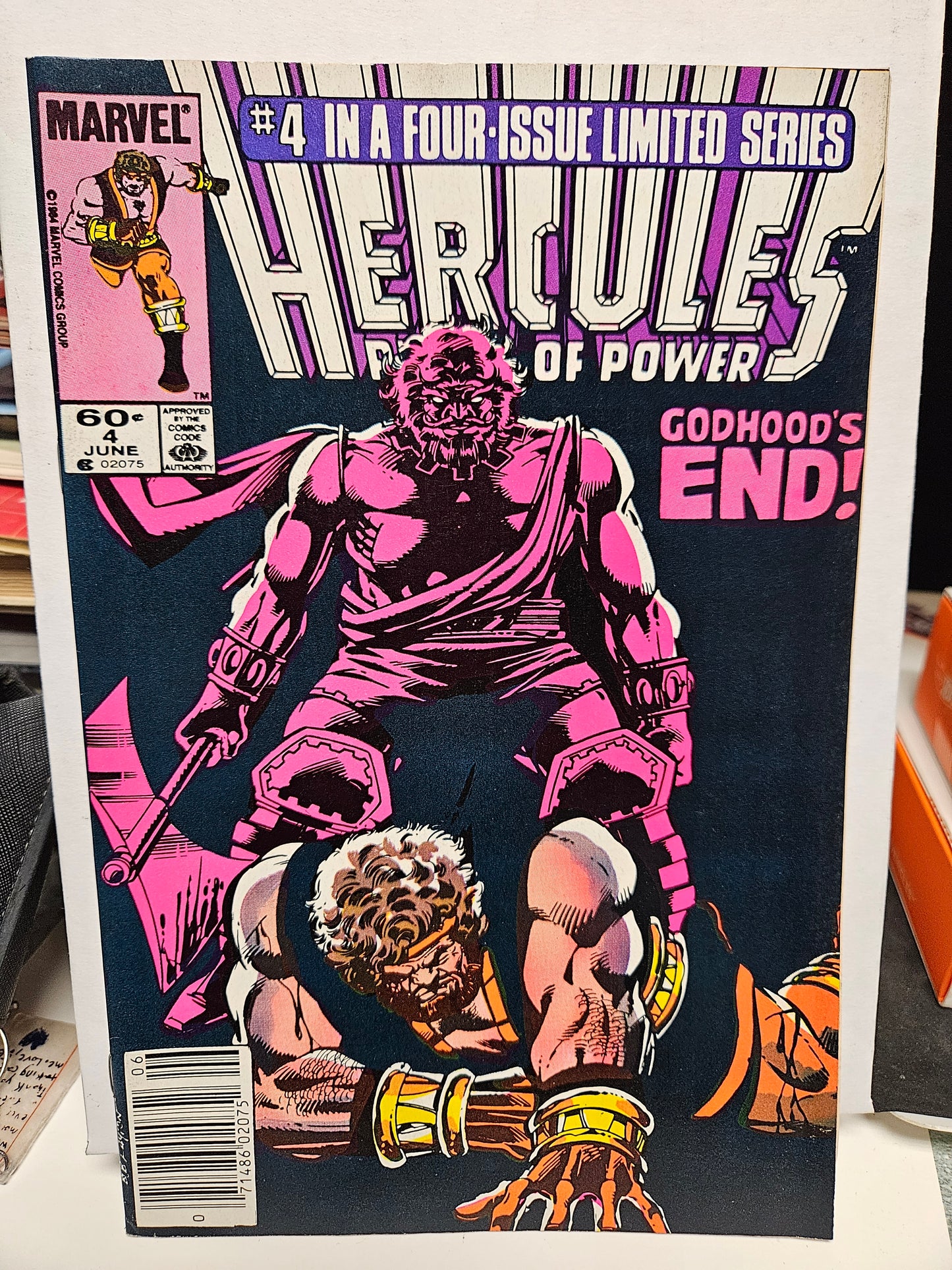 Hercules: Prince Of Power #1-4 Complete Series 1984 MARVEL
