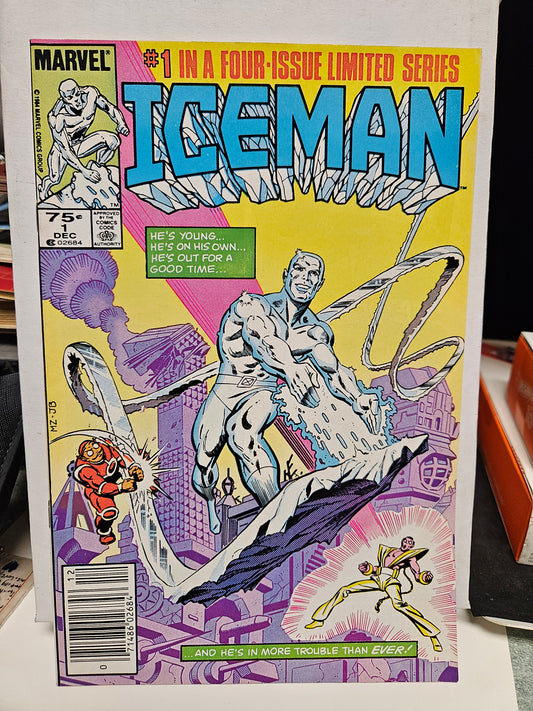 Iceman #1-4 Complete Series 1984 MARVEL