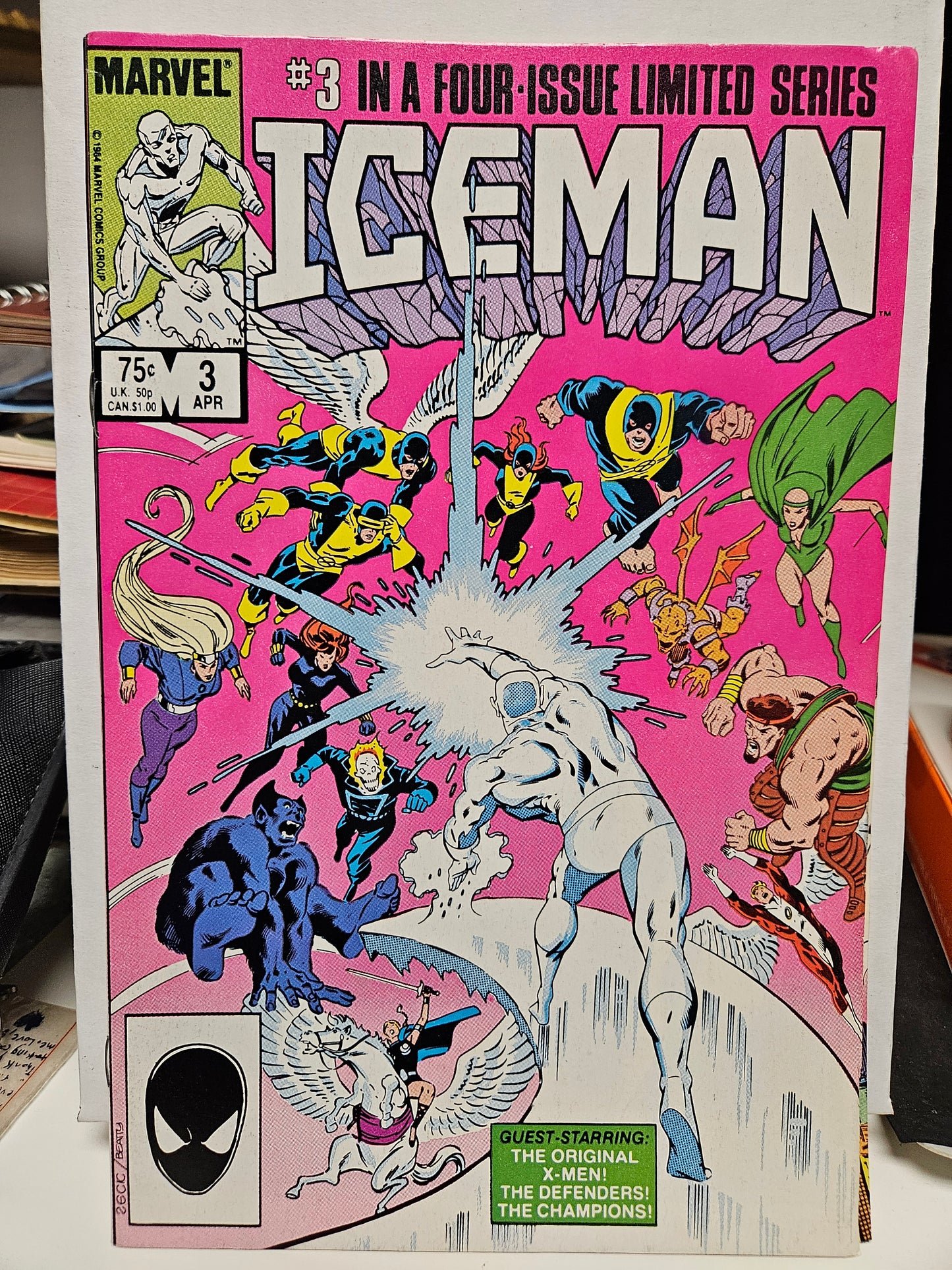 Iceman #1-4 Complete Series 1984 MARVEL