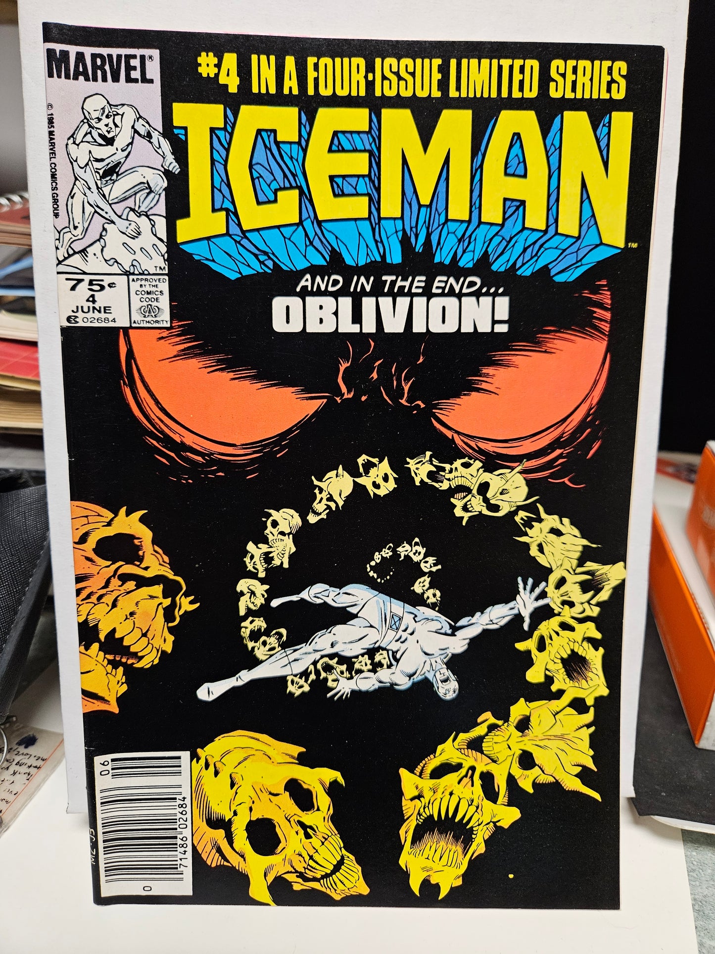 Iceman #1-4 Complete Series 1984 MARVEL