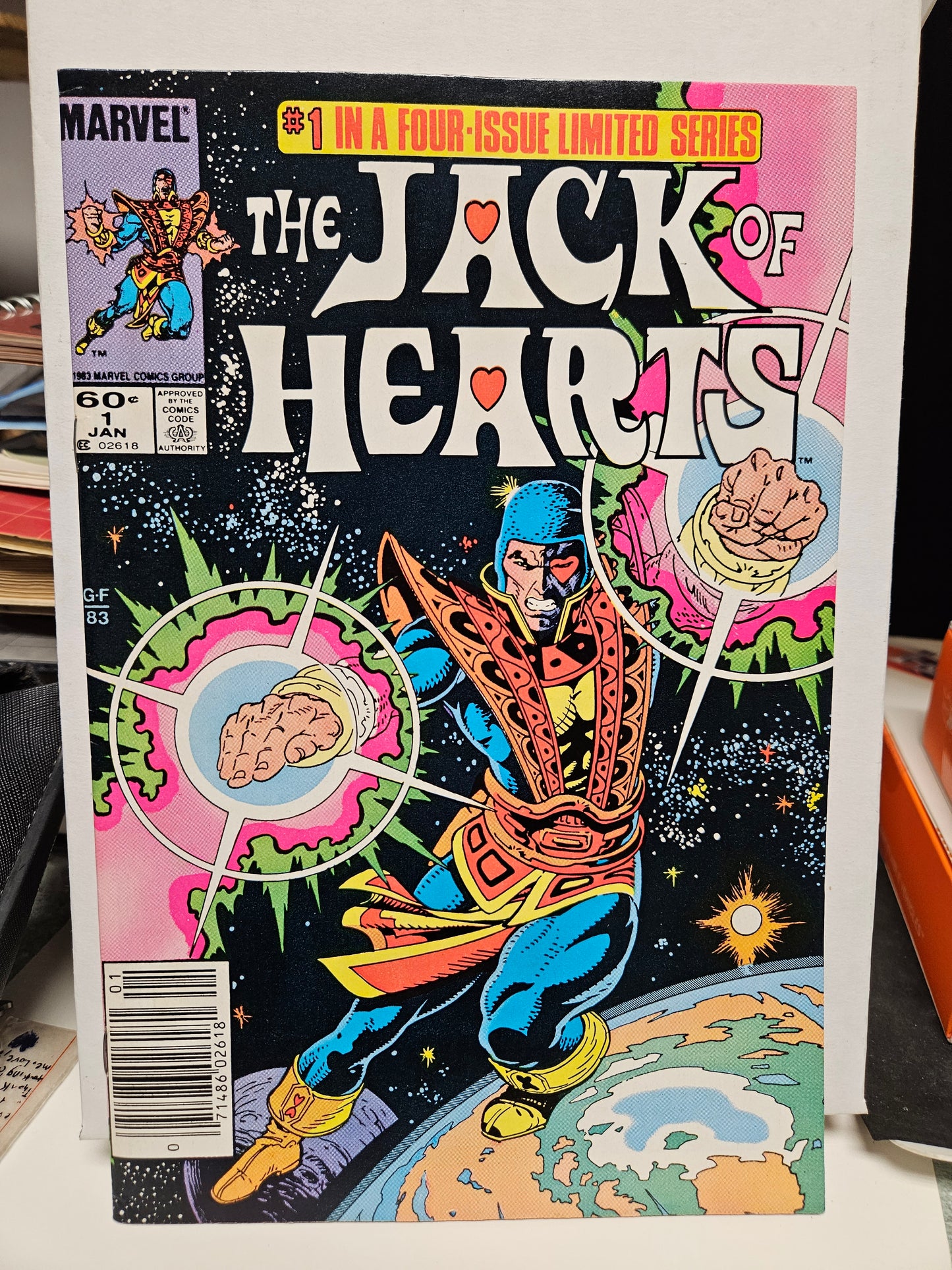 The Jack Of Hearts #1-4 Complete Series 1984 MARVEL