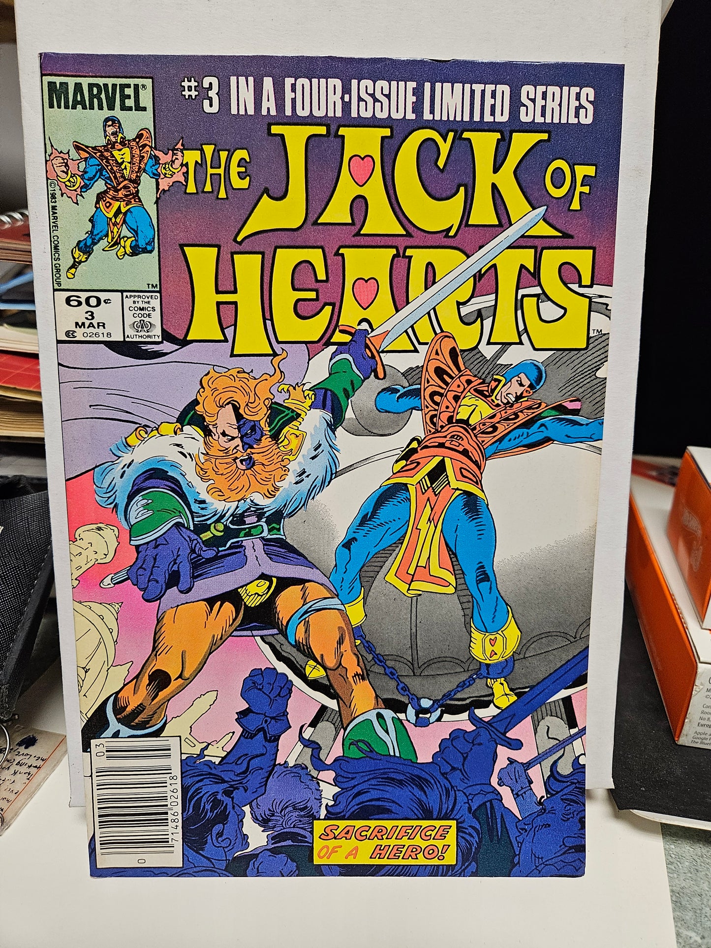 The Jack Of Hearts #1-4 Complete Series 1984 MARVEL