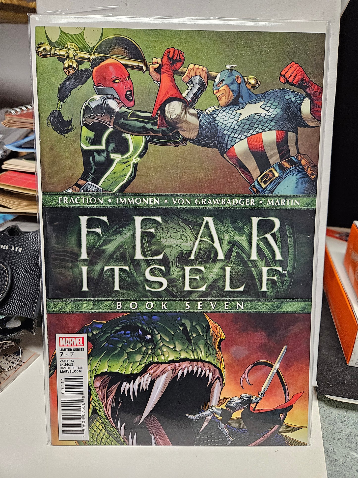 Fear Itself #1-7 2011 Complete Series MARVEL