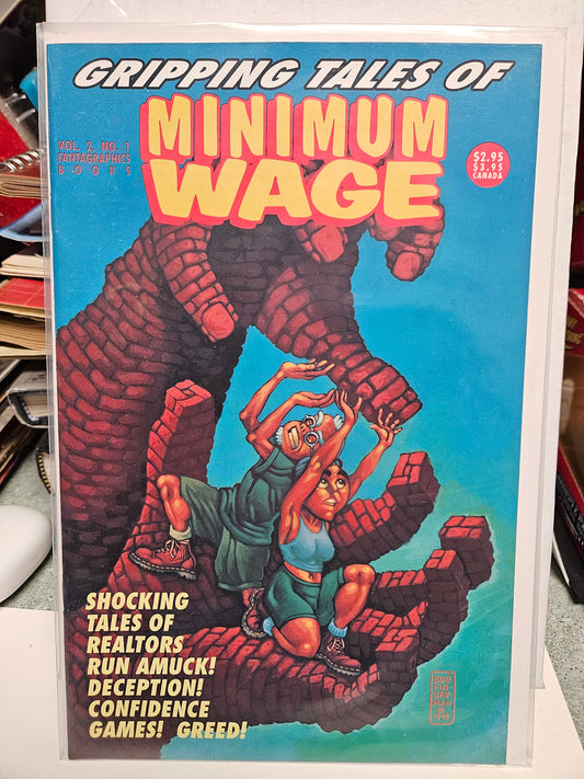 Gripping Tales of Minimum Wage #1 1995 FANTAGRAPHICS