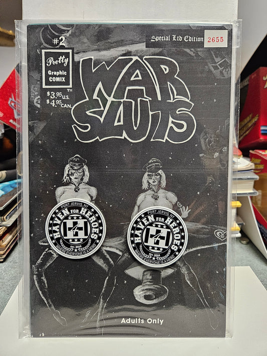 War Sluts #2 Limited Edition Sealed 2655 PRETTY GRAPHIC COMIX MATURE