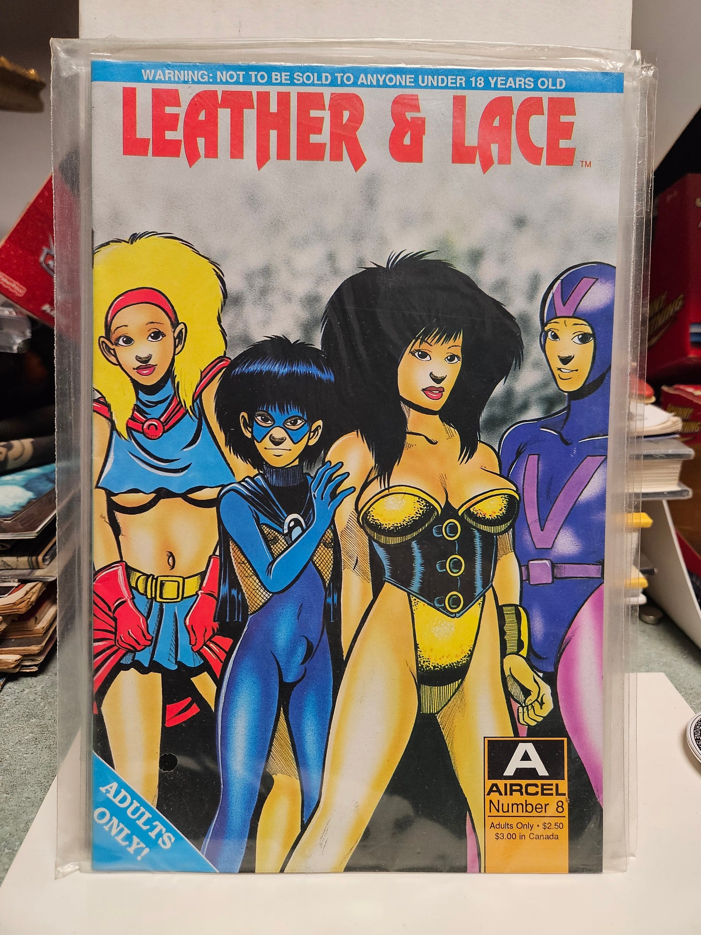Leather & Lace #8 Sealed Polybag AIRCEL COMICS