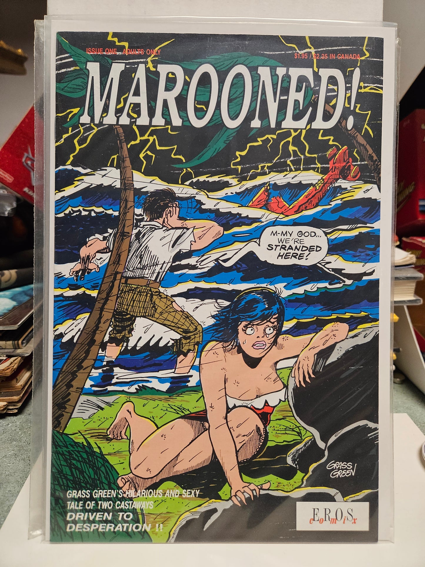 Marooned! #1 1990 EROS COMIX