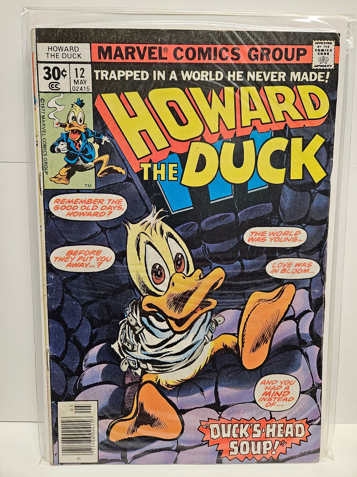 Howard The Duck #12 1977 MARVEL KISS FIRST CAMEO