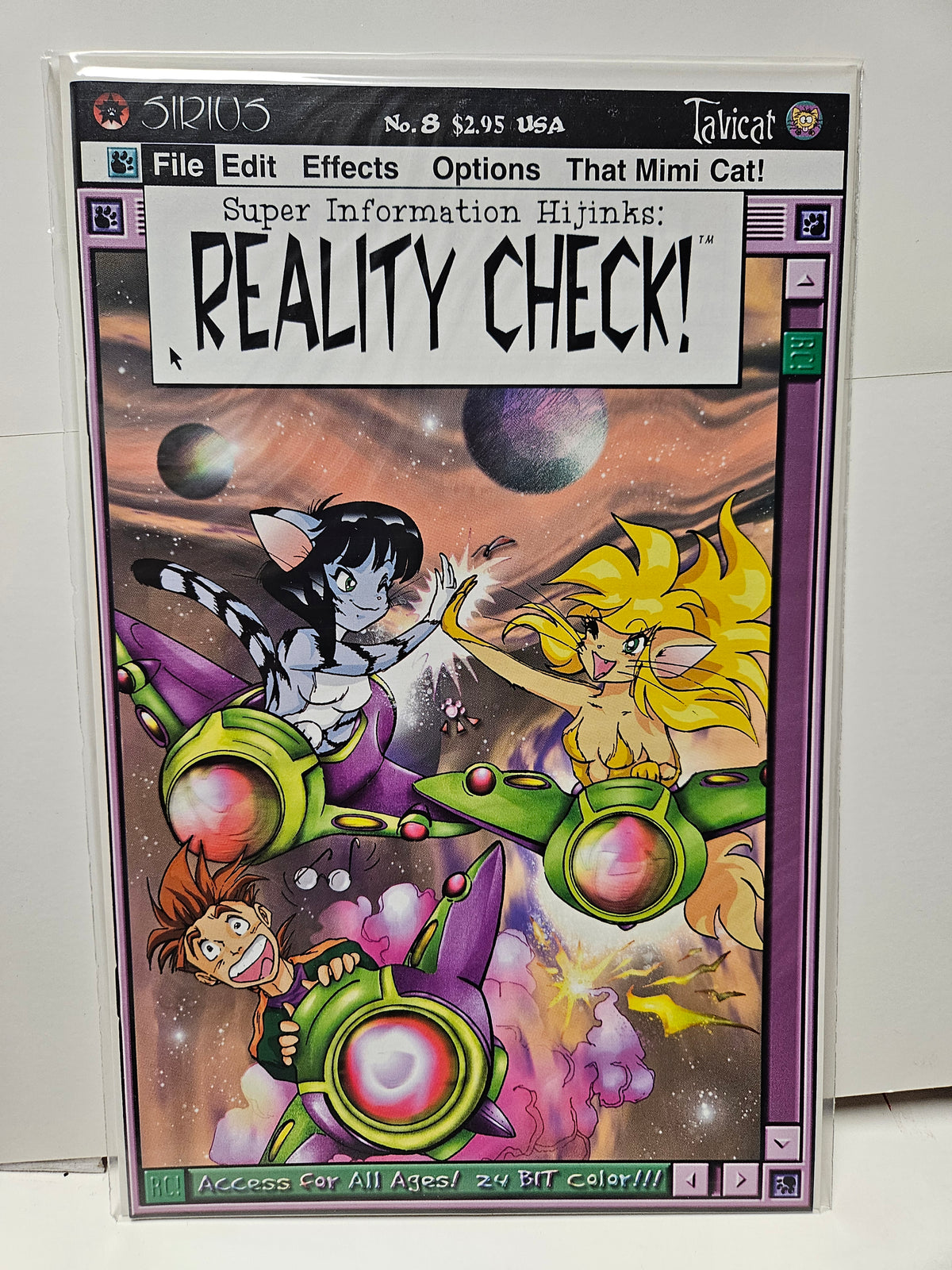 Super Information Hijinks: Reality Check! #8 1998 SIRIUS ENTERTAINMENT