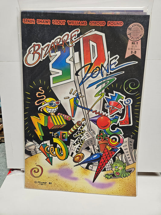 Bizarre 3-D Zone #1 1985 BLACKTHORNE PUBLISHING