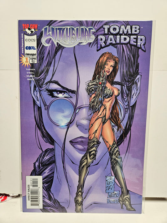 Witchblade / Tomb Raider #1 Variant 1998 Top Cow
