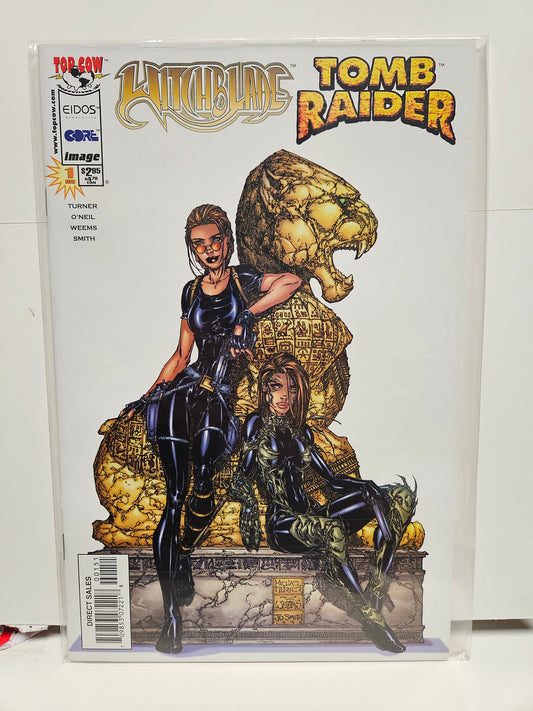 Witchblade / Tomb Raider #1 Variant 1998 Top Cow