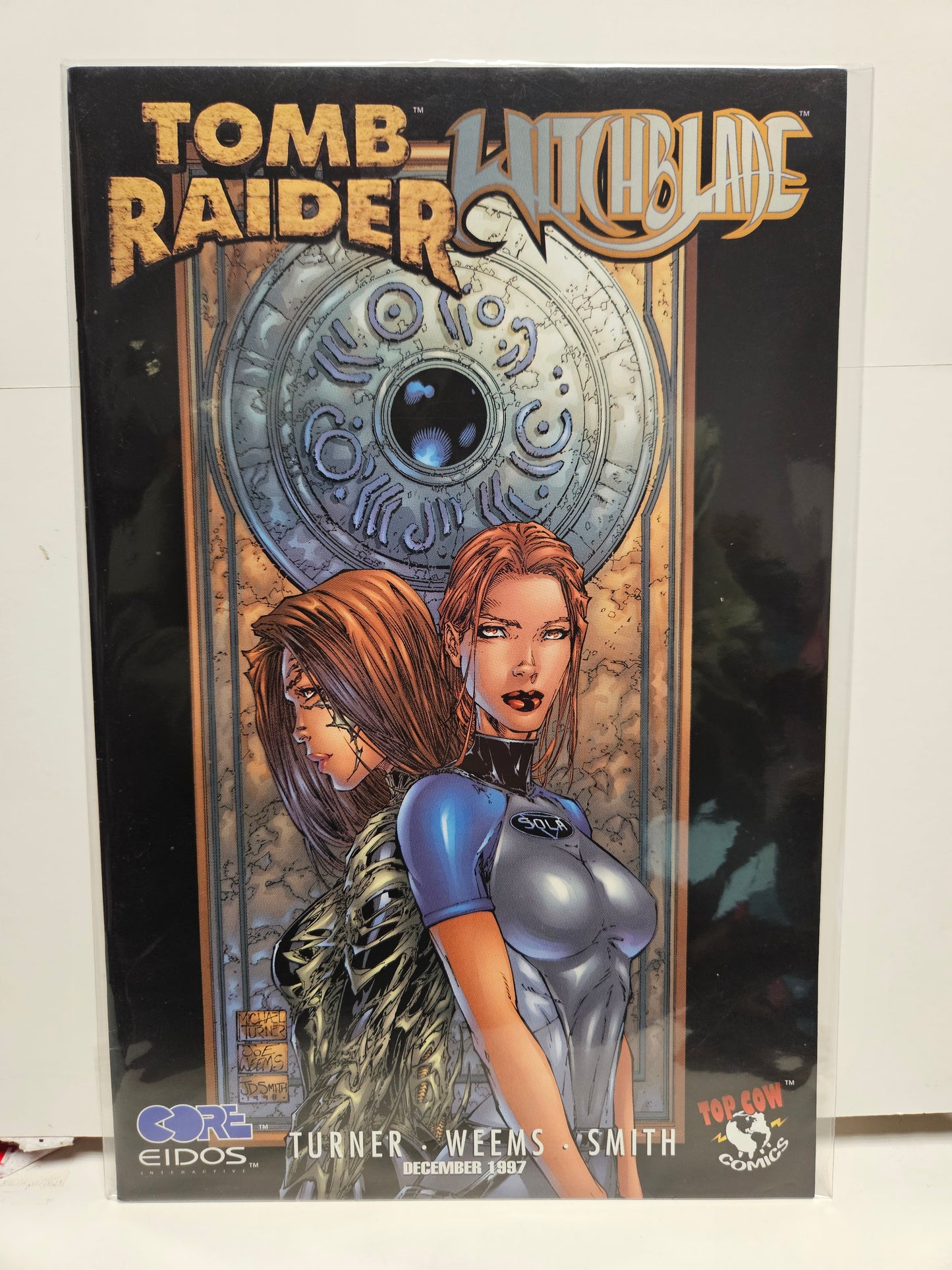 Tomb Raider / Witchblade #1 Variant 1997 TOP COW