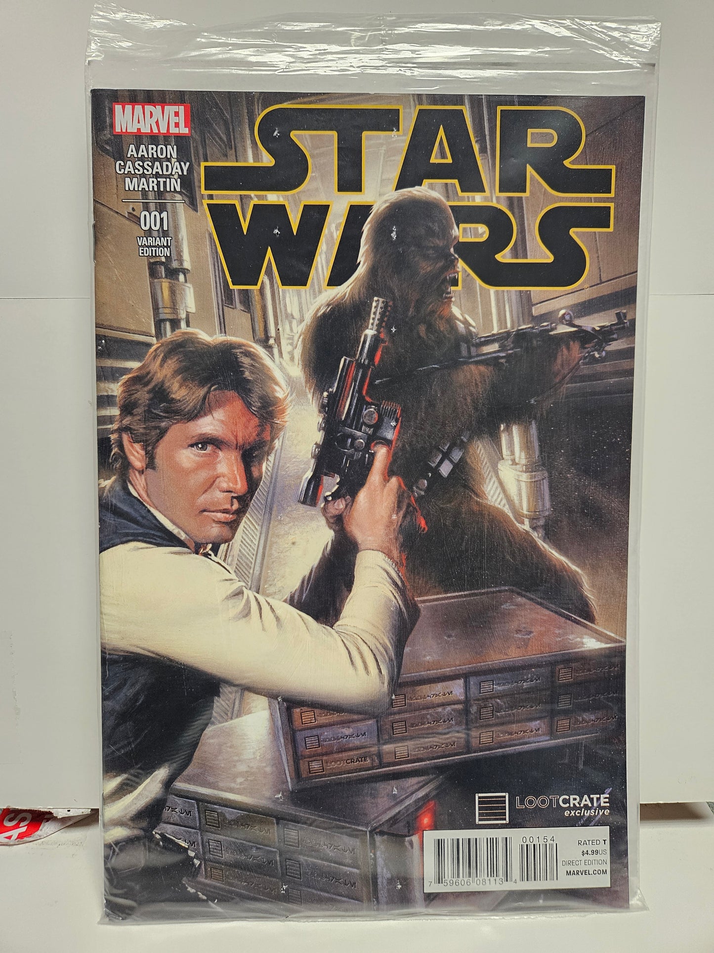 Star Wars #001 Lootcrate Exclusive Sealed Polybag MARVEL