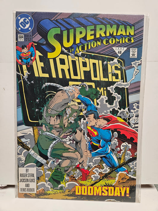 (Superman) Action Comics #684 1992 DC COMICS
