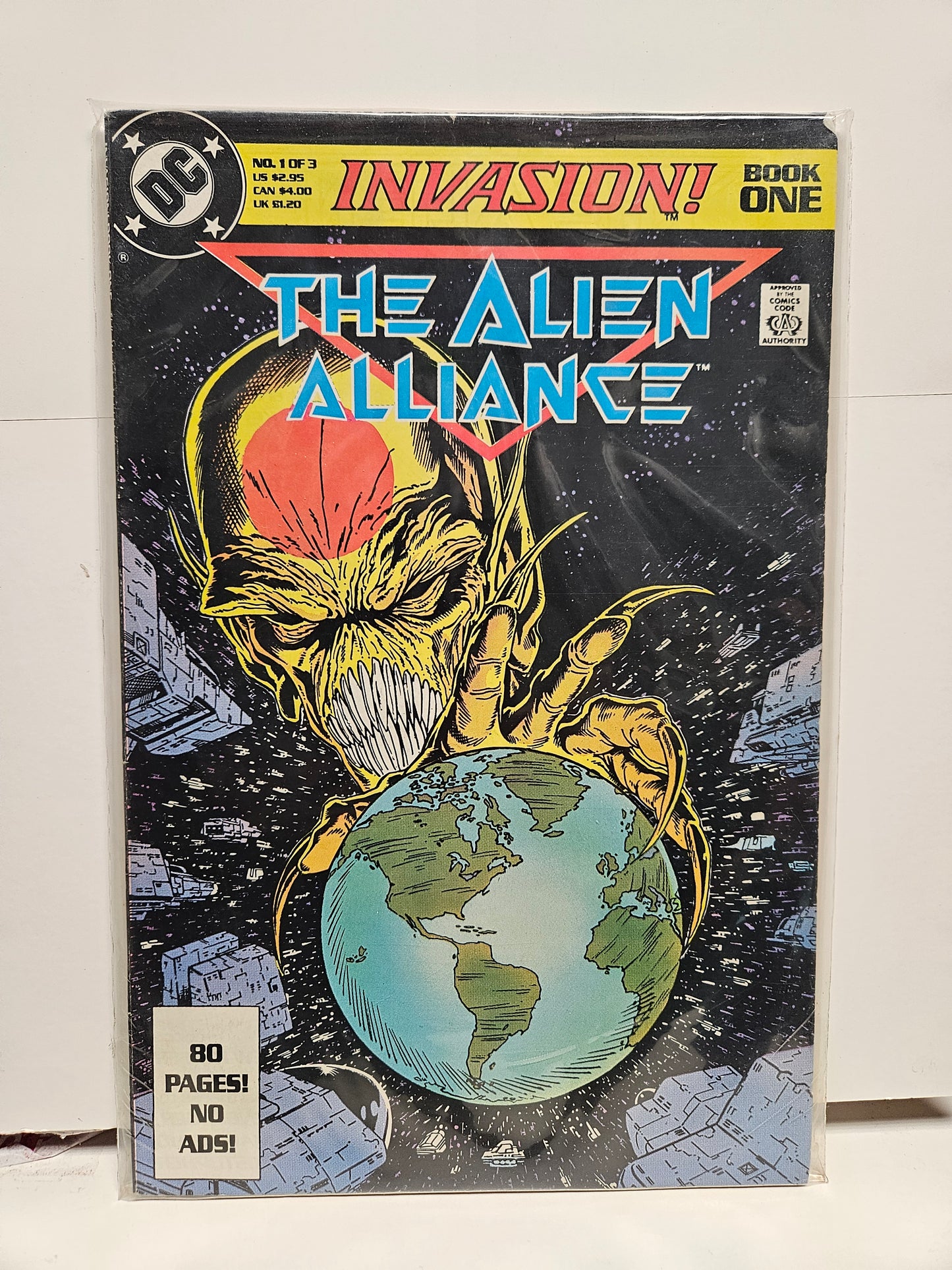 DC Invasion #1-3 Complete 1988 DC COMICS