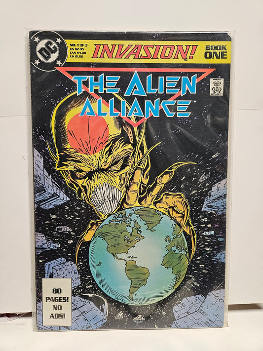 DC Invasion #1-3 Complete 1988 DC COMICS