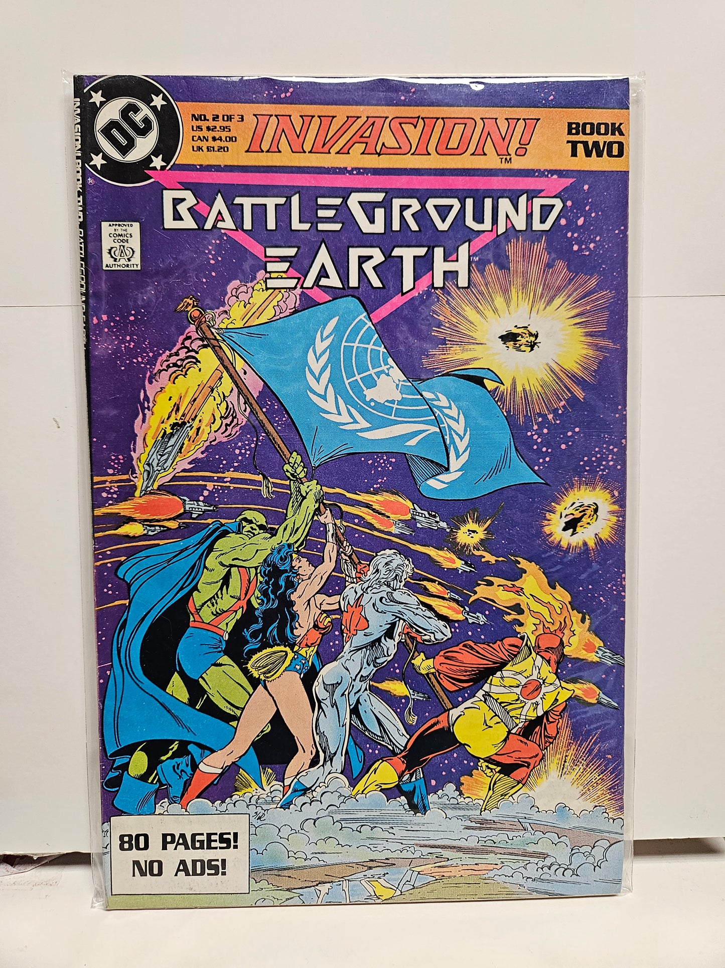 DC Invasion #1-3 Complete 1988 DC COMICS
