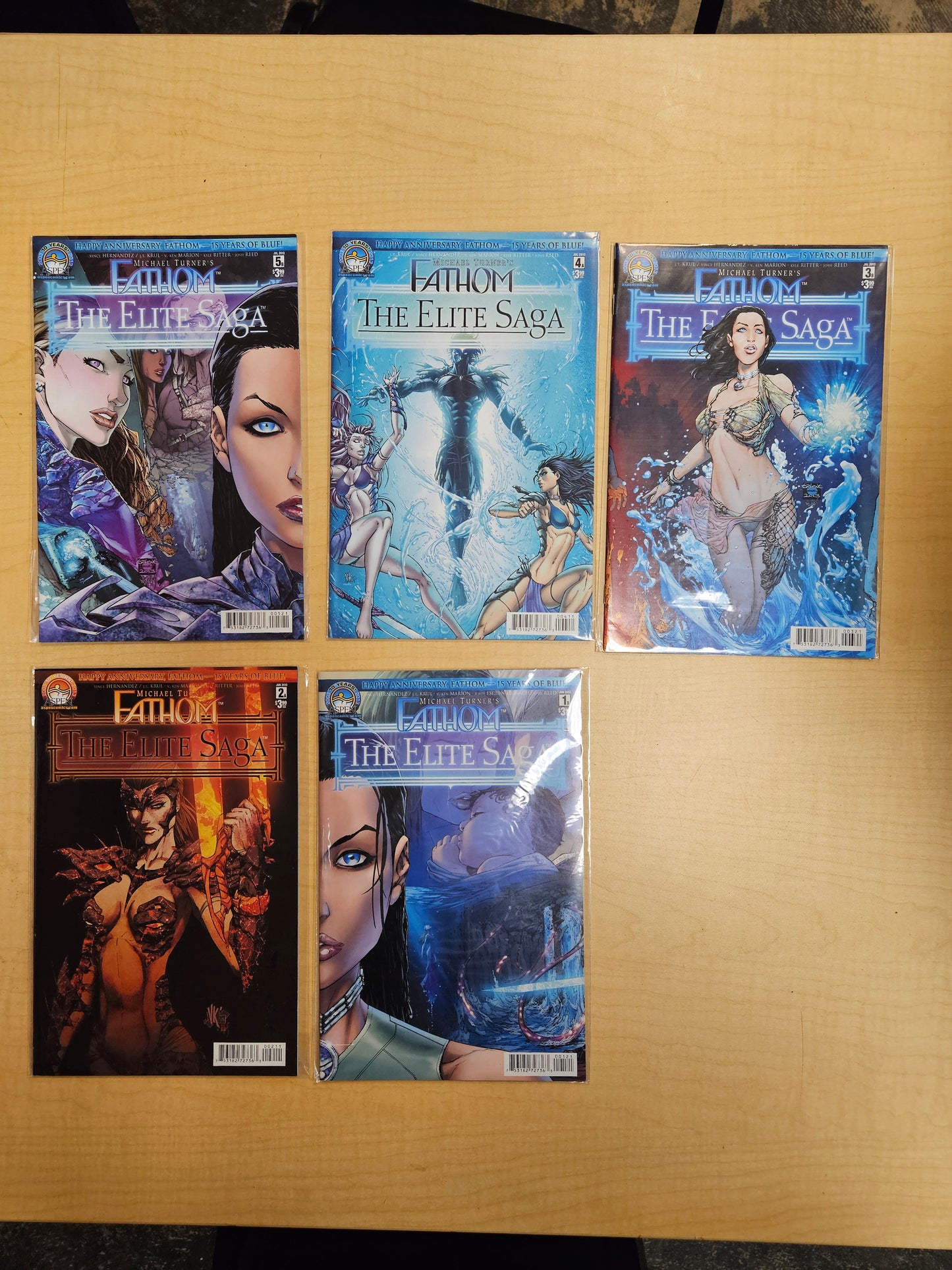 Fathom: The Elite Saga #1-4 2013 ASPEN