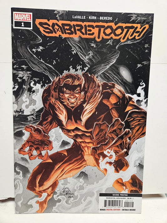 Sabretooth #1 2022 MARVEL Second Print