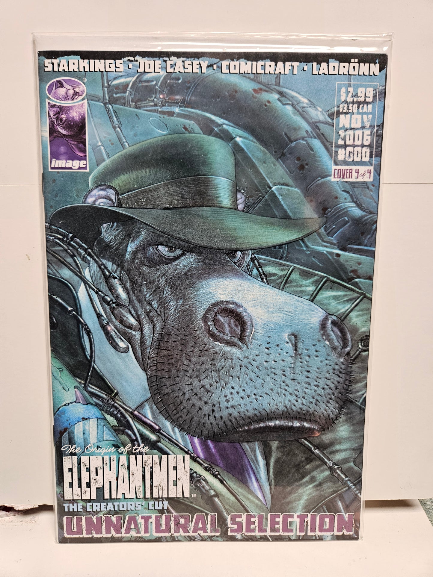 Elephantmen #0 2006 IMAGE Cover 4 of 4