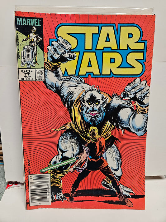Star Wars #77 1983 Okay Condition MARVEL COMICS
