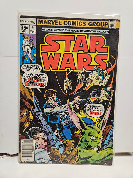 Star Wars #9 1978 Okay Condition MARVEL COMICS
