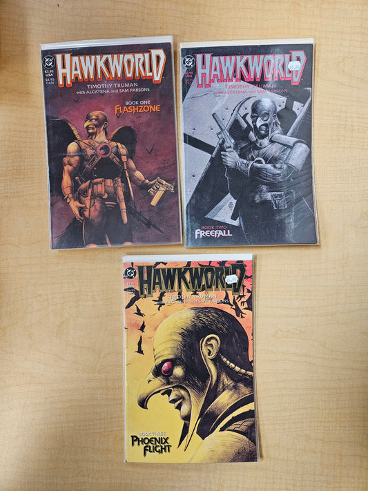 Hawkworld #1-3 1989 DC COMICS