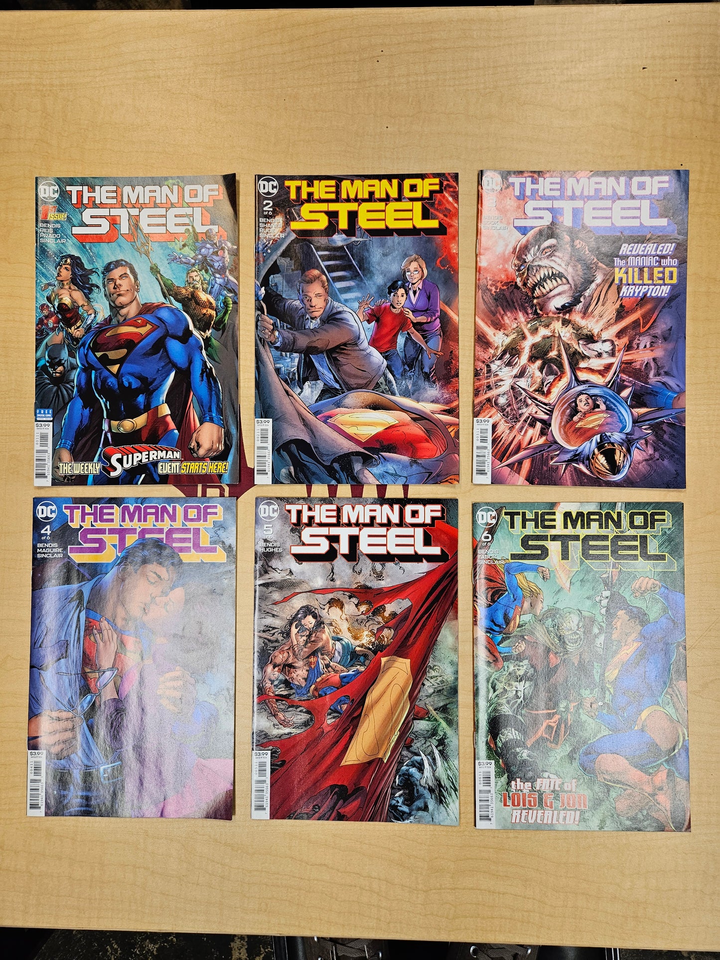 Superman: The Man of Steel #1-6 2018 DC COMICS
